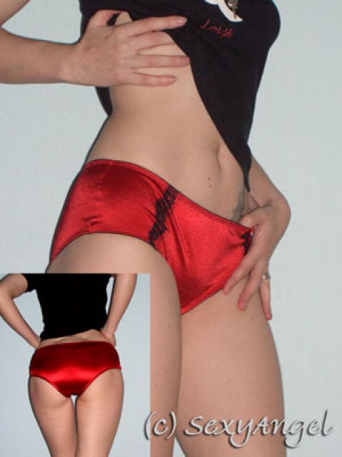 Satin Slips - Getragene Waesche - Frondenberg