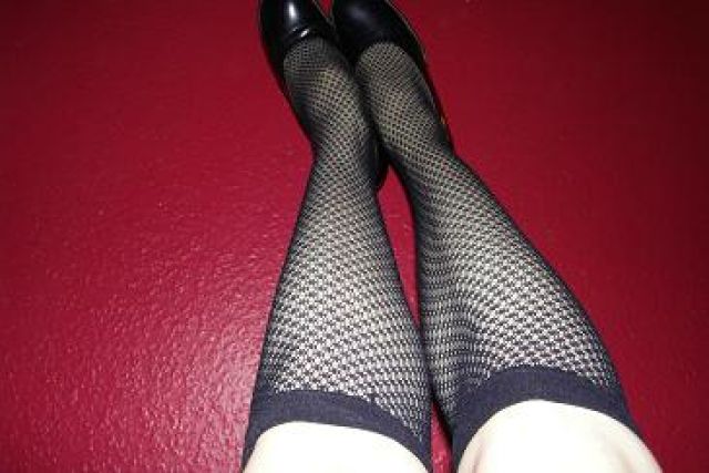 Stinkige Nylon Socken - Getragene Waesche - Sachsen