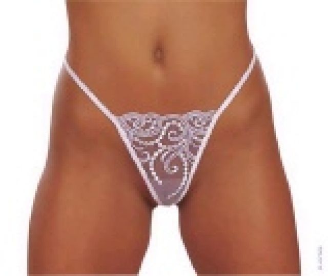 Getrage Slip Tanga String Panty Nylon - Getragene Waesche - bitterfeld
